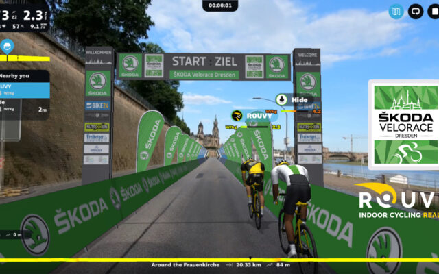 1. Virtual Edition ŠKODA Velorace Dresden“ by ROUVY