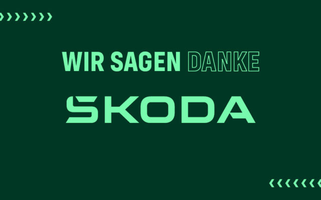 Danke Škoda für das Titelsponsoring